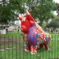Toro de Lima im Parque Kennedy, Lima