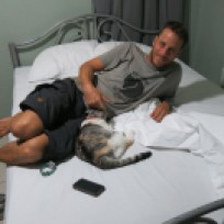 Tierischer Besuch im Hostel in Managua
