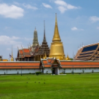 Aussenansicht des Grand Palace in Bangkok